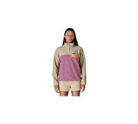 Polaire patagonia lightweight synchilla snap t beige rose femme