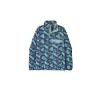 Patagonia - LW Synch Snap-T P/O - Polaire femme Jaguar Geo: Blue Sage - XS