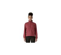 Polaire patagonia micro d 1 2 zip rouge femme