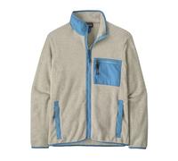 Patagonia Polaire homme M's Synch Jkt col montant Oatmeal Heather avec Shore Blue Taille M