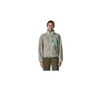 Patagonia - Polaire chaude et confortable à col montant - W's Synch Jkt Oatmeal Heather w/Thin Ice pour Femme - Taille XS - Beige Beige XS