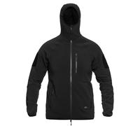 Helikon-Tex Veste polaire Patriot Pro pour homme – 256 g/m², capuche, 5 poches, YKK – Noir S