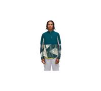 Polaire peak performance 1 2 zip aop freelight alpha vert blanc homme