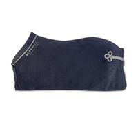 Polaire pour cheval avec col rond rembourré et doux Acavallo Bleu 165 cm
