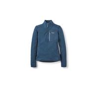 Polaire rab ascendor light 1 2 zip bleu femme