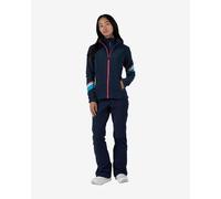 Polaire Rossignol Strawpile Full Zip bleu foncé rose femme - L