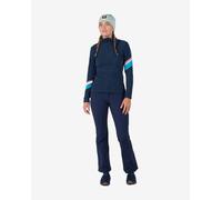 Polaire Rossignol Strawpile Half Zip bleu marine blanc femme - L