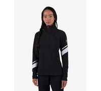 Polaire Rossignol Strawpile Half Zip noir intense blanc femme - XL