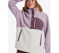 Polaire Roxy Alabama rose blanc femme - M