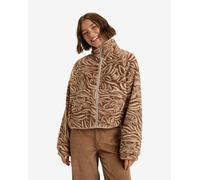 Polaire Roxy Blurry Cloud Print marron femme - L