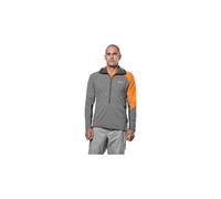 Polaire salewa nxt hybrid 1 2 zip gris orange homme