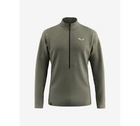 Polaire Salewa Puez Cammino Polarlite Demi-Zip vert canne - S