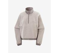 Polaire Salomon Chroma Fleece Crop Half Zip violet clair femme - M