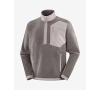 Polaire Salomon Chroma Fleece Half Zip marron beige - S