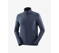 Salomon - Polaire technique chaude et légère - Sntial Lightwarm FZ M Blue Nights pour Homme - Taille XL - Navy Navy XL
