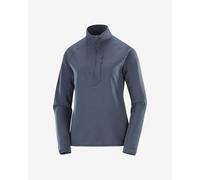Polaire Salomon Essential Lightwarm Half Zip bleu nuit femme - M