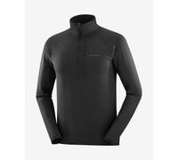 Polaire Salomon Essential Lightwarm Half Zip noir asphalte - L