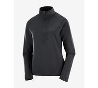 Salomon Essential Lightwarm 1/4 zip vêtement running femme Essential Lightwarm 1/4 zip S Noir