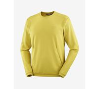 Polaire Salomon Motomesh Crewneck jaune - S