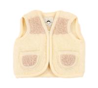 Polaire sans manche zippÃ© fille Moonrise Ayla Beige 9/10 ans