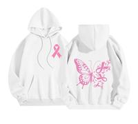 Polaire Ski Femme Sweats À Capuche Pull Hiver Chaud Chic Vert Pins Octobre Rose 2025 Jaune Veste Sweat Léopard Ruban Contre Le Cancer Oversize Kangourou Leopard Sport Noir~