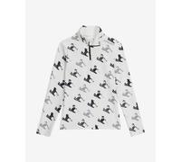 Polaire Spyder Vivid Half Zip blanc femme - L