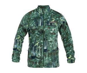 Polaire Steens Mountain Printed Jacket Columbia - Rain Forest XXL