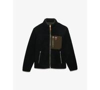Superdry & Co Vintage Retro Veste en polaire, noir, Taille S