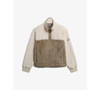 Superdry Pull-over Mash Up super doux crème/beige foncé Taille XXL