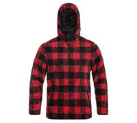 Pull Brandit Teddyfleece Worker Rouge/NoirS Rouge,Noir