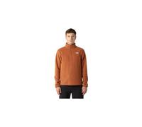 Polaire the north face glacier 1 4 zip orange homme