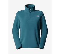Polaire The North Face Glacier Fleece Quarter Zip bleu sarcelle femme - XL