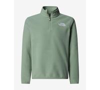 Polaire The North Face Glacier Quarter Zip vert clair enfant - L