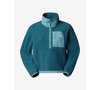 Polaire The North Face Yumiori Off Peak Half Zip bleu sarcelle femme - L