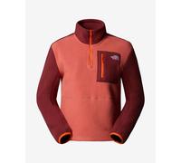 Polaire The North Face Yumiori Quarter Zip rose rouge bordeaux femme - S