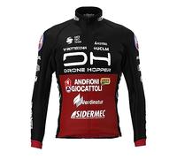 Polaire thermique d'hiver 2024 Pro Team ANDRONI Manches longues Maillot de cyclisme pour hommes, Veste de cyclisme de route plus chaude Vêtements de cyclisme (XL)