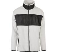 Urban Classics Veste Patched micro polaire Gris Loup M Homme