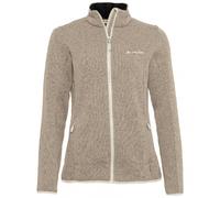 Vaude Rienza Iv Full Zip Fleece Beige 40 Femme