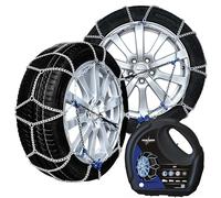Polaire XP7 - Chaînes à Neige Traditionnelle Pour Pneu Auto - Meilleur Rapport Qualité Prix Sur Neige et Glace - Tension et Montage Facile - Fournis avec Boîte de Transport et Gants - Garantie 2 Ans