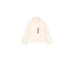 Polaire zippÃ©e Alpha Industries Blanc M