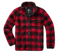 Polaire zippÃ©e Brandit Teddy Rouge L
