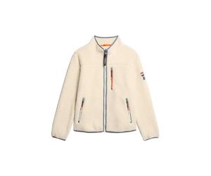 Polaire zippÃ©e femme Superdry Outdoor Beige M
