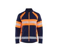 Polaire zippÃ©e haute-visibilitÃ© Blaklader Bleu 4XL