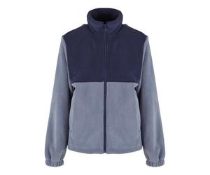 Polaire zippÃ© femme Urban Classics Bleu S