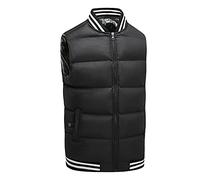 Polaires De RandonnéE Homme, Gear USB Men Vest Three 9 Control and Heating Vest Température de Charge Femmes Hommes Manteaux et Vestes (Black, XL)