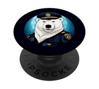 Polaires Policier/Ours Polaire PopSockets PopGrip Adhésif