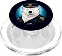 Polaires Policier/Ours Polaire PopSockets PopGrip pour MagSafe