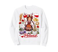 Poland Folk Costume Polska Heritage Girls Sweatshirt