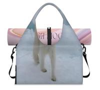 Polar Bear Arctic Sac de sport pour homme et femme avec compartiment à chaussures pour yoga, gym, voyage, couleur, L, Organiseur de sac