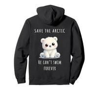 Polar Bear Climate Crisis Awareness Sweat à Capuche